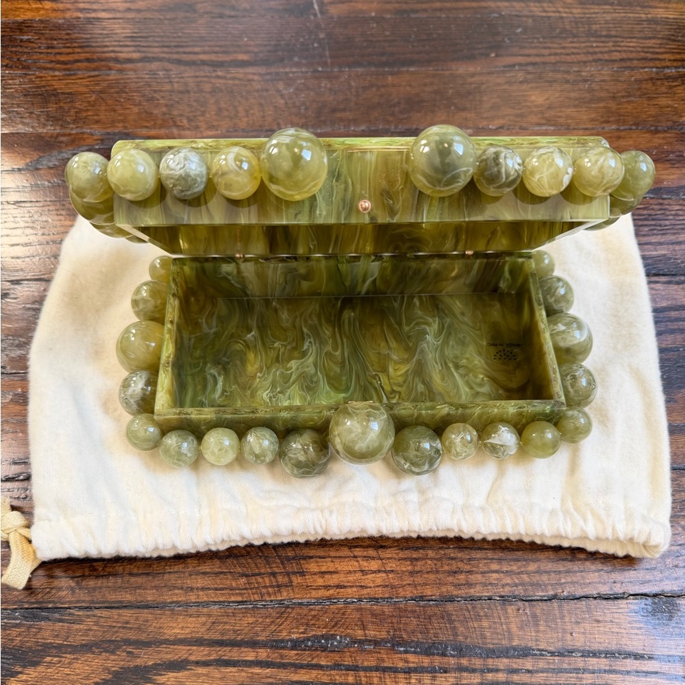 Cult Gaia Eos Box Clutch in Fatigue - Picture 3 of 4